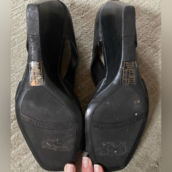 Franco Sarto peep toe wedges - Picture 8 of 8